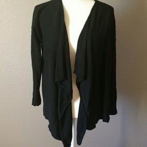 Black fly away cardigan